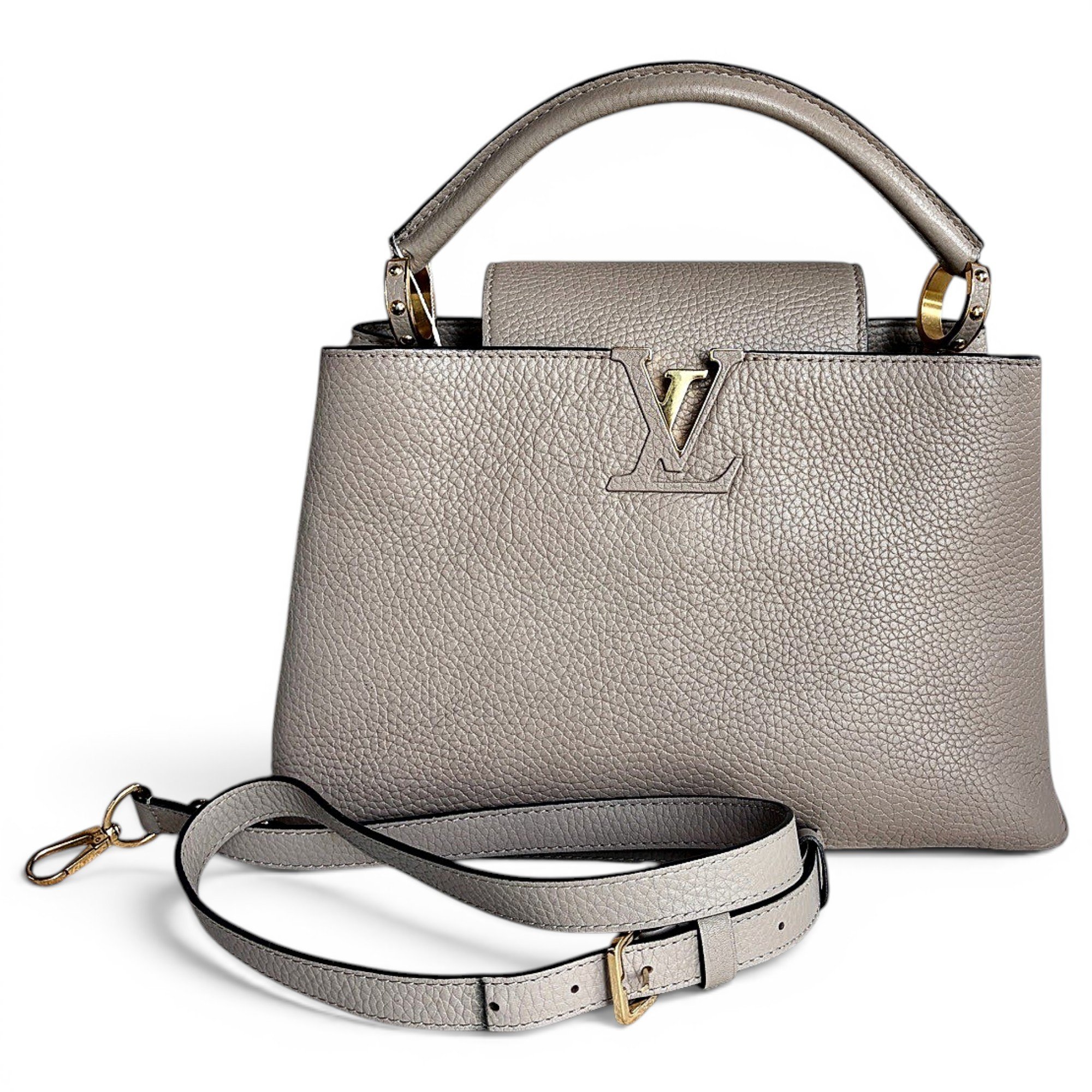 Capucines leather handbag