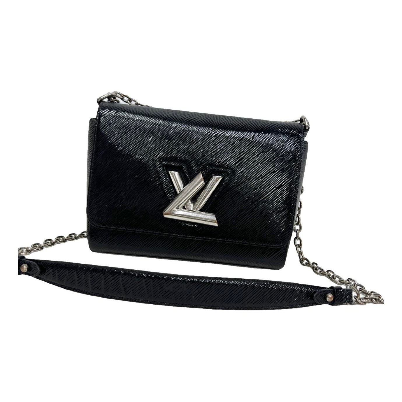 Twist leather handbag