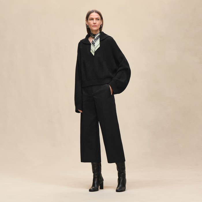 Noir "H" Long-sleeve Sweater