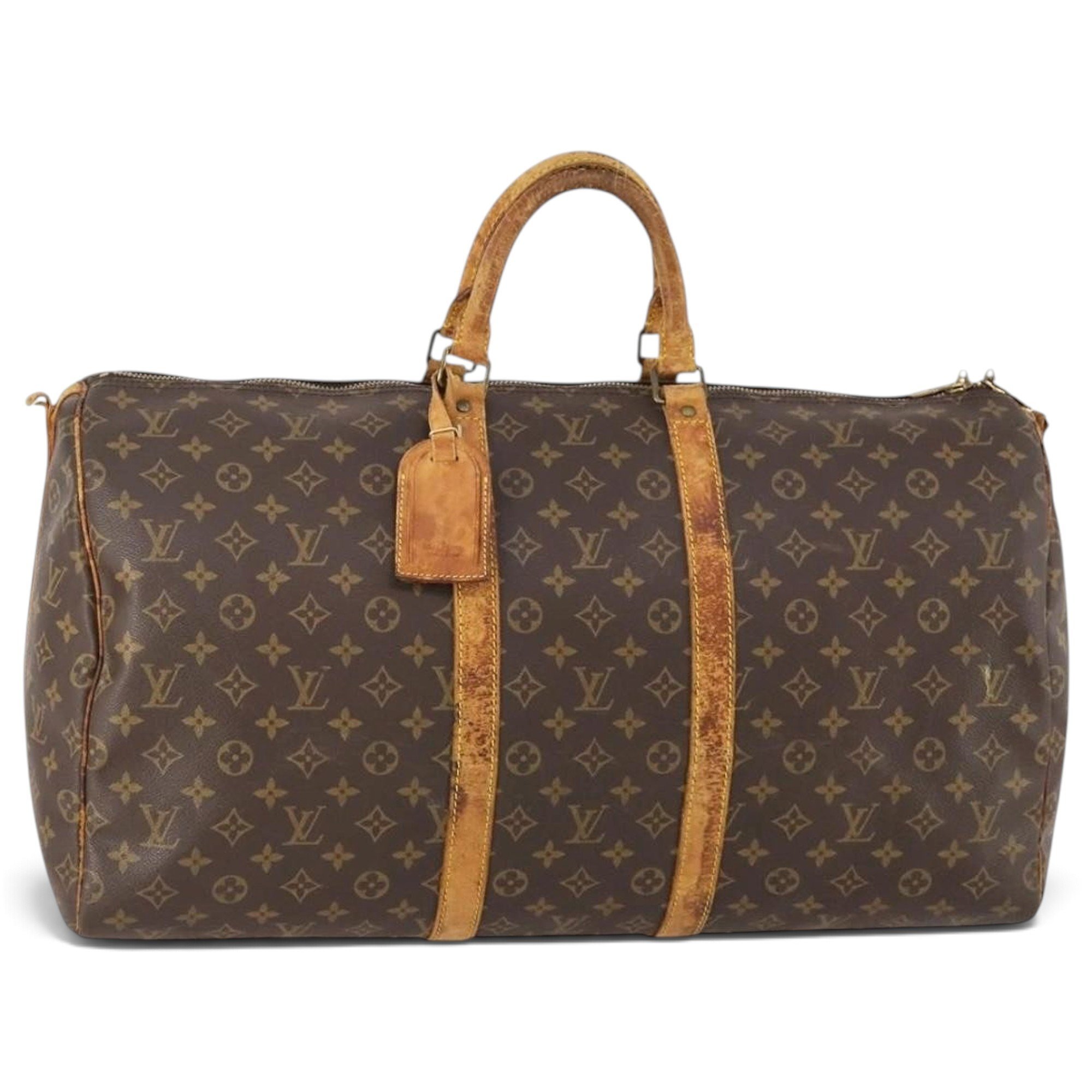 Louis Vuitton Keepall leather 48h bag
