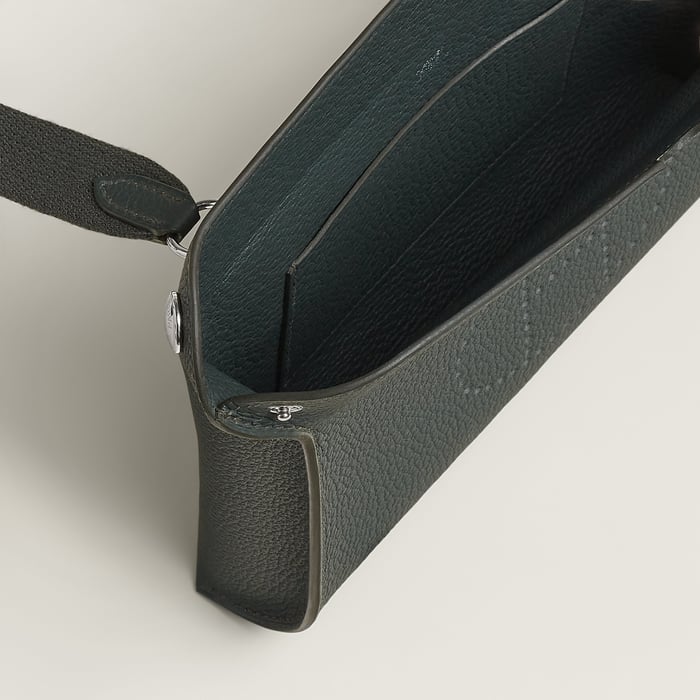 Vert Mangrove Hermès Videpoches Bag