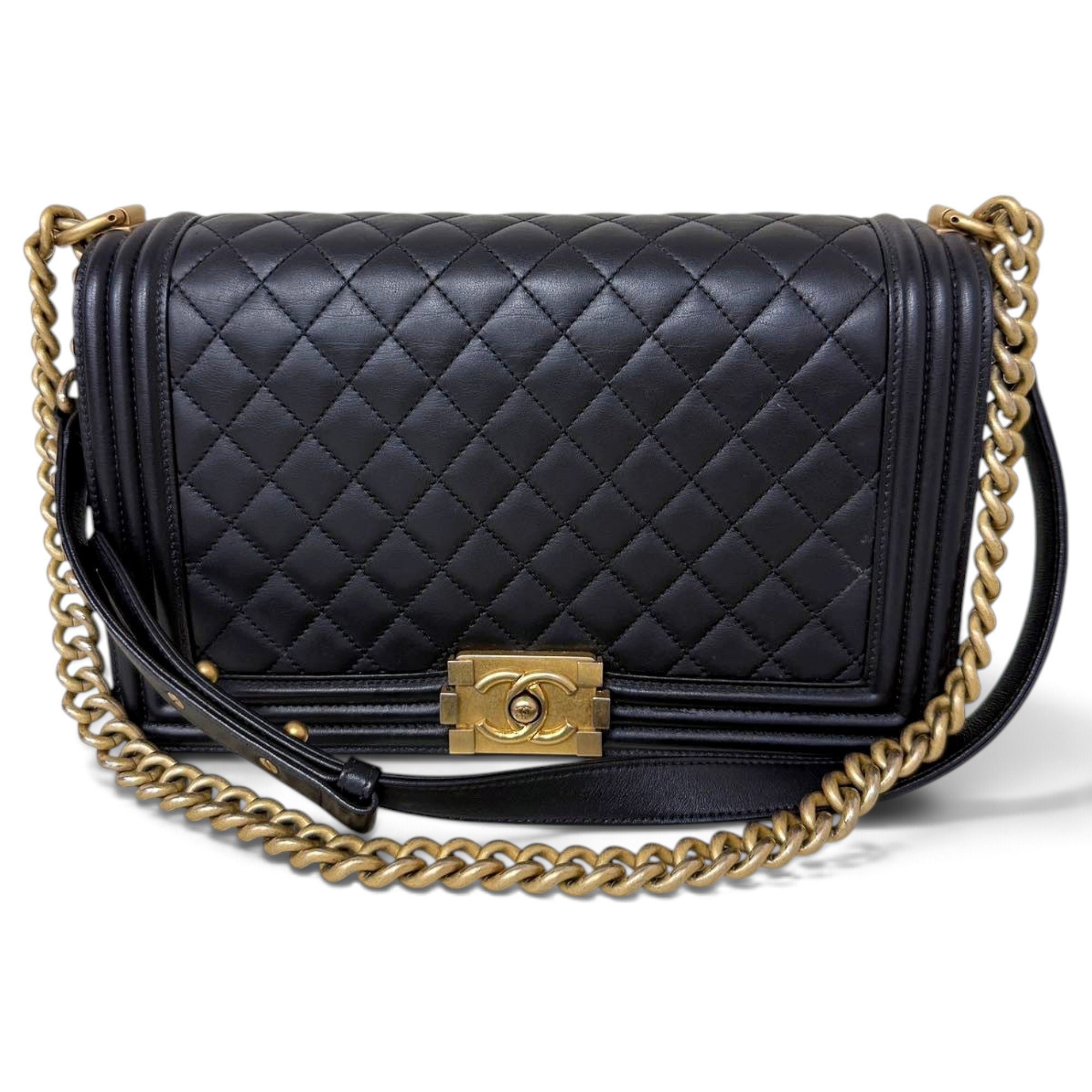 Boy leather crossbody bag