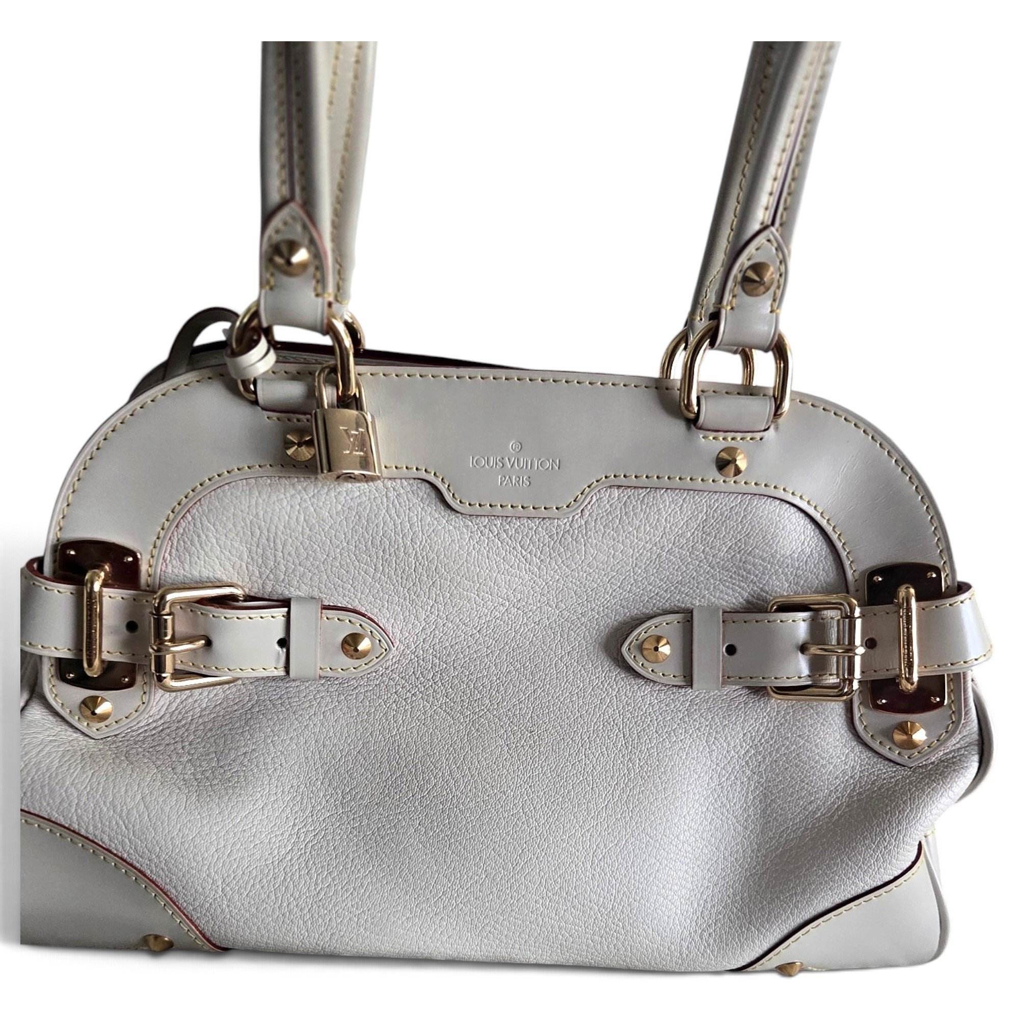 Lockit leather handbag