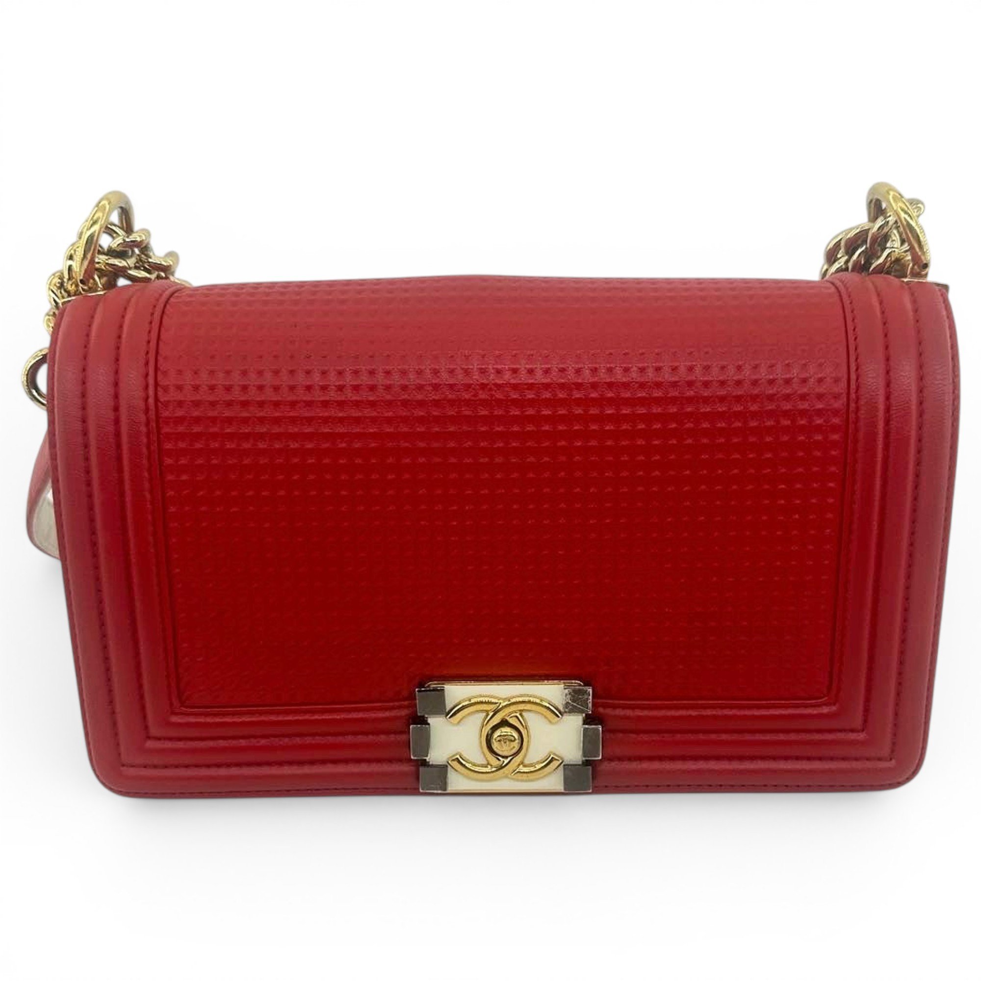 Boy leather crossbody bag