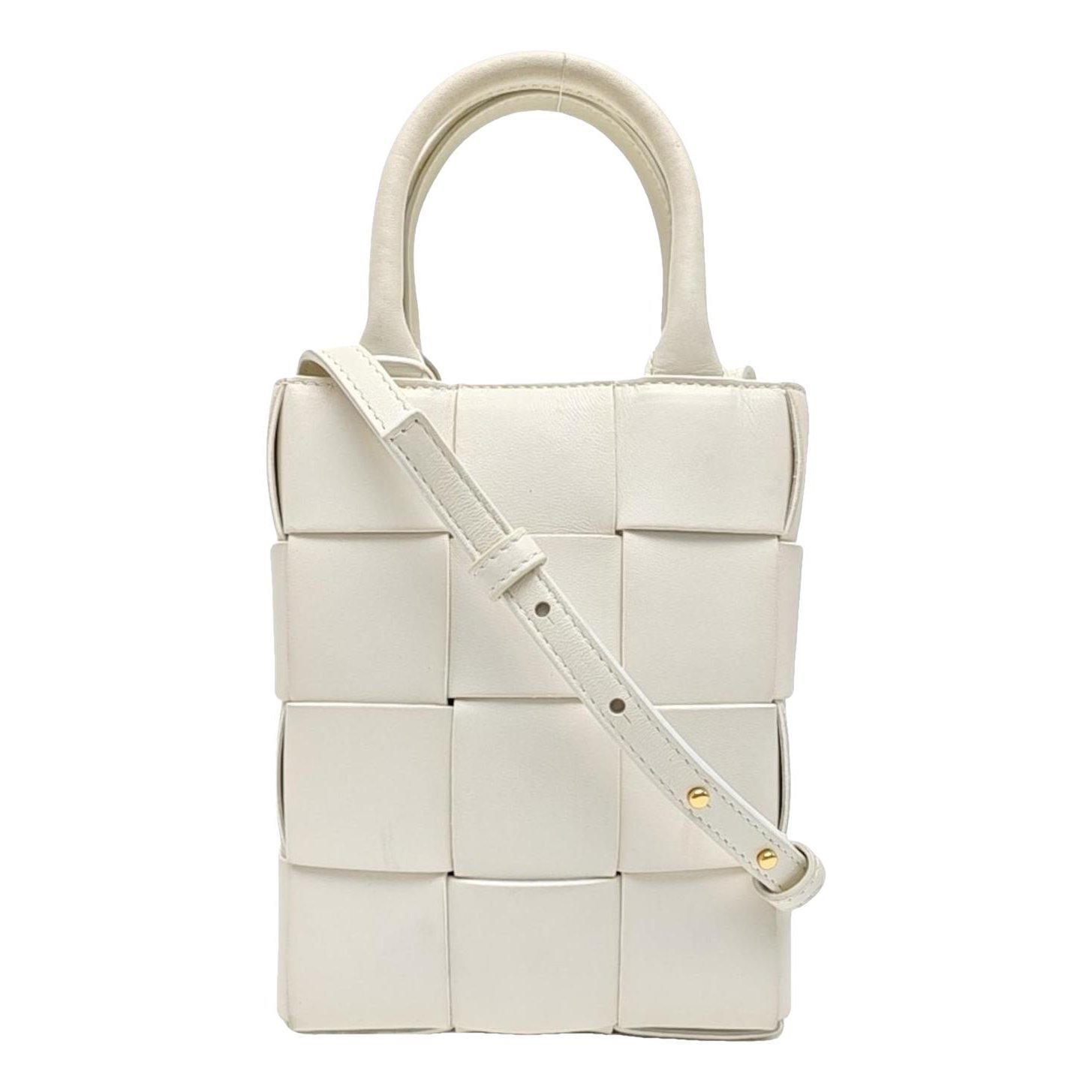 Brick Cassette leather handbag