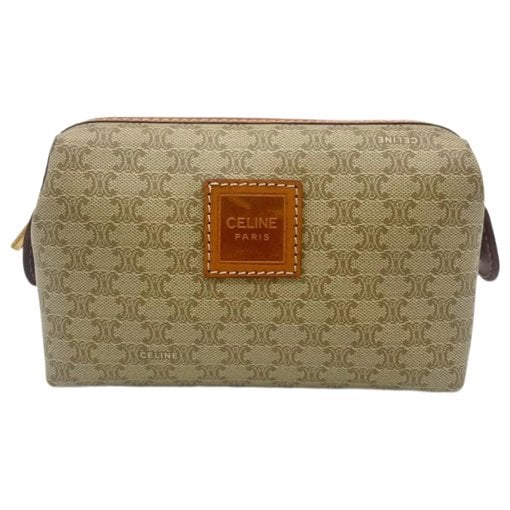 Leather clutch bag