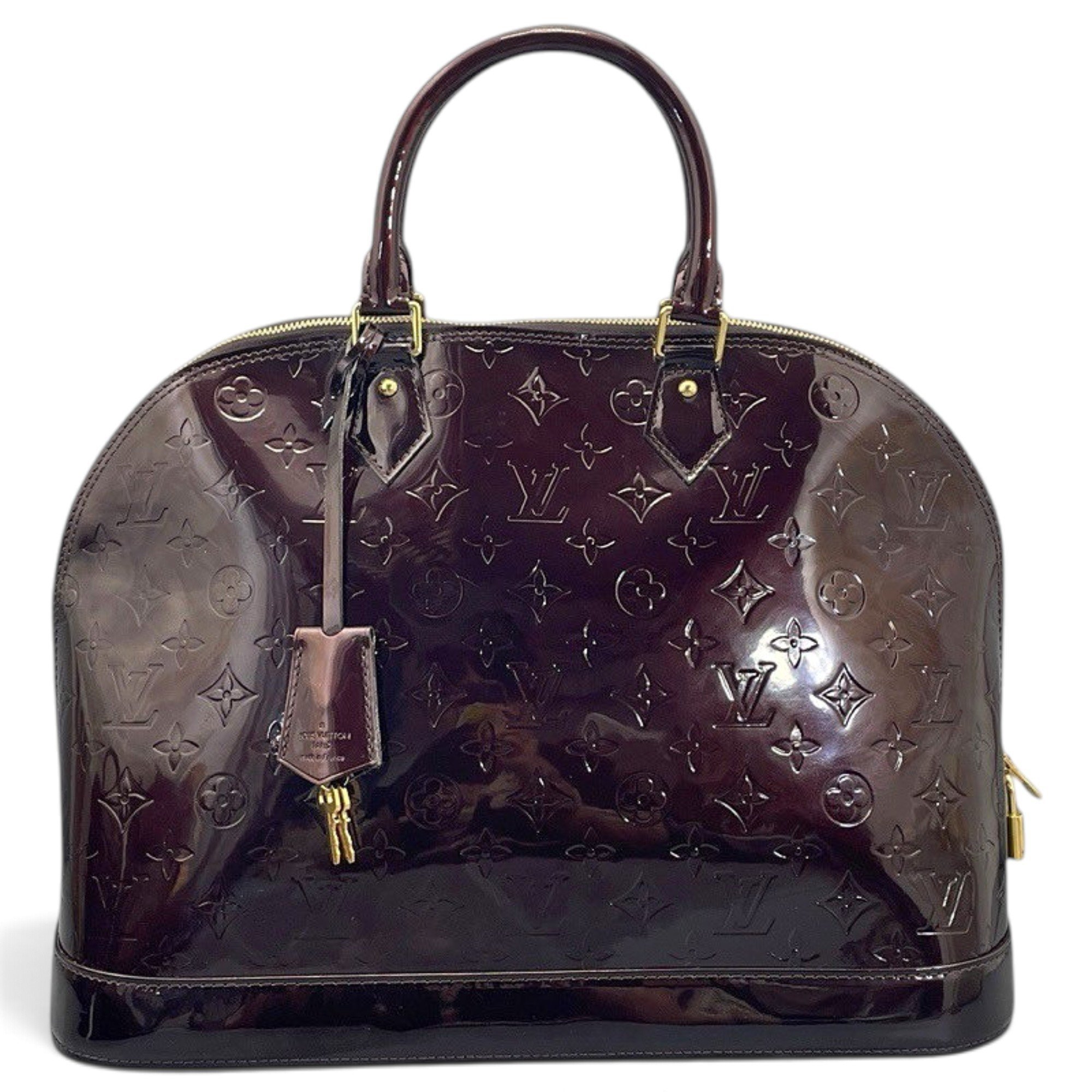 Alma patent leather handbag
