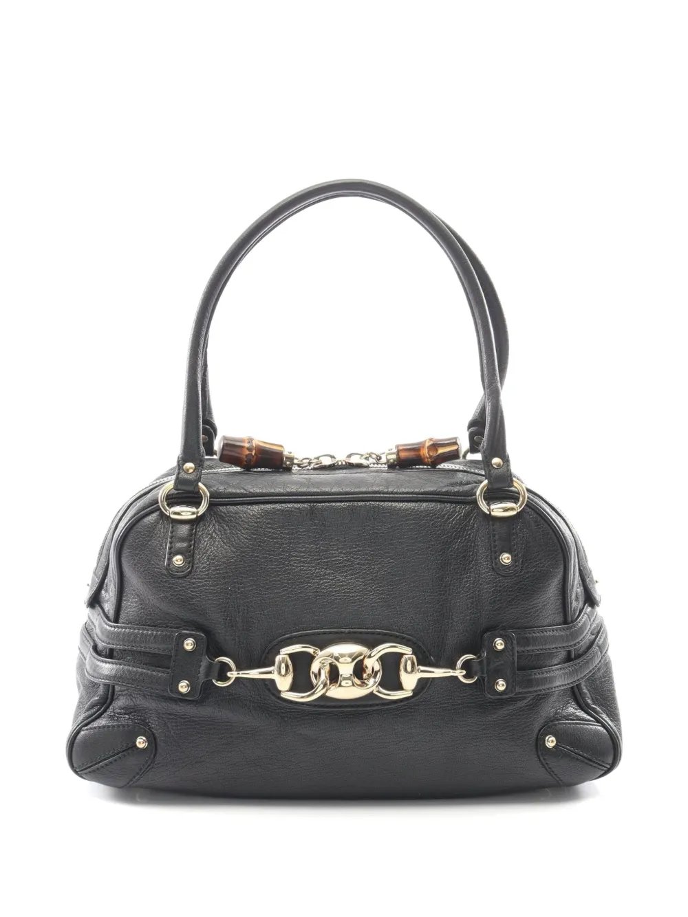2000s Wave Boston Horsebit tote bag