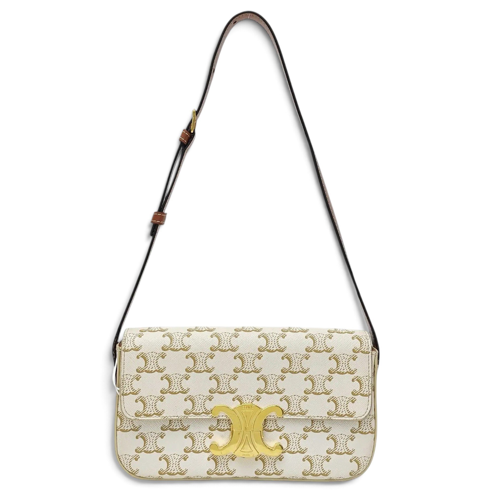 Triomphe Long leather handbag
