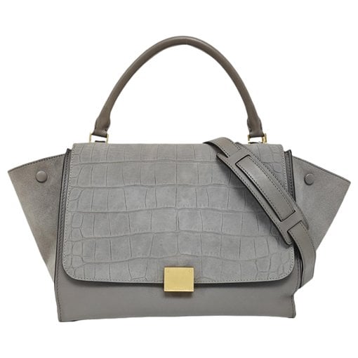 Trapèze vegan leather handbag