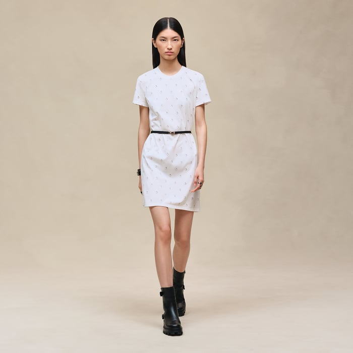 Blanc "Anneau Finesse" Straight Dress
