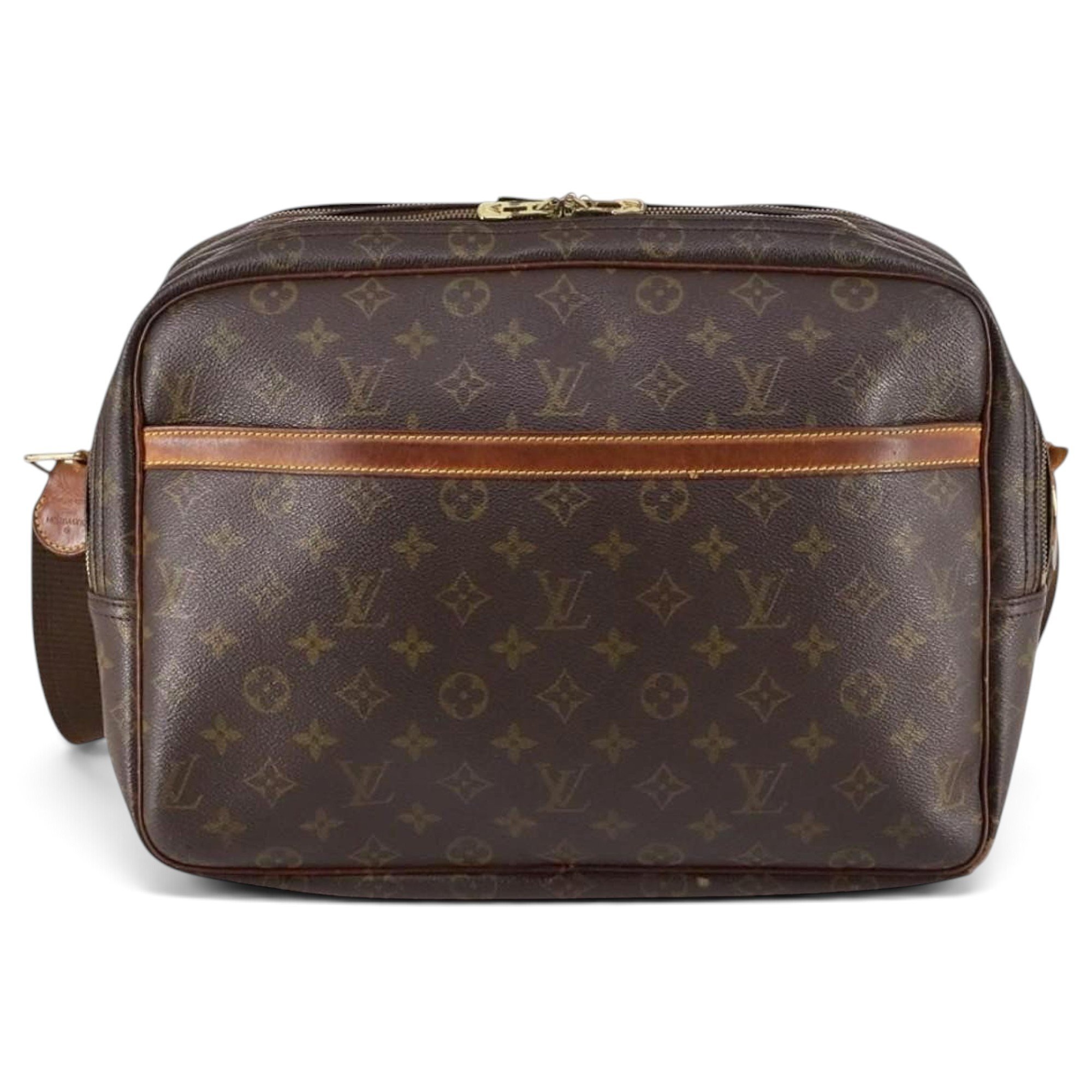 Reporter leather handbag