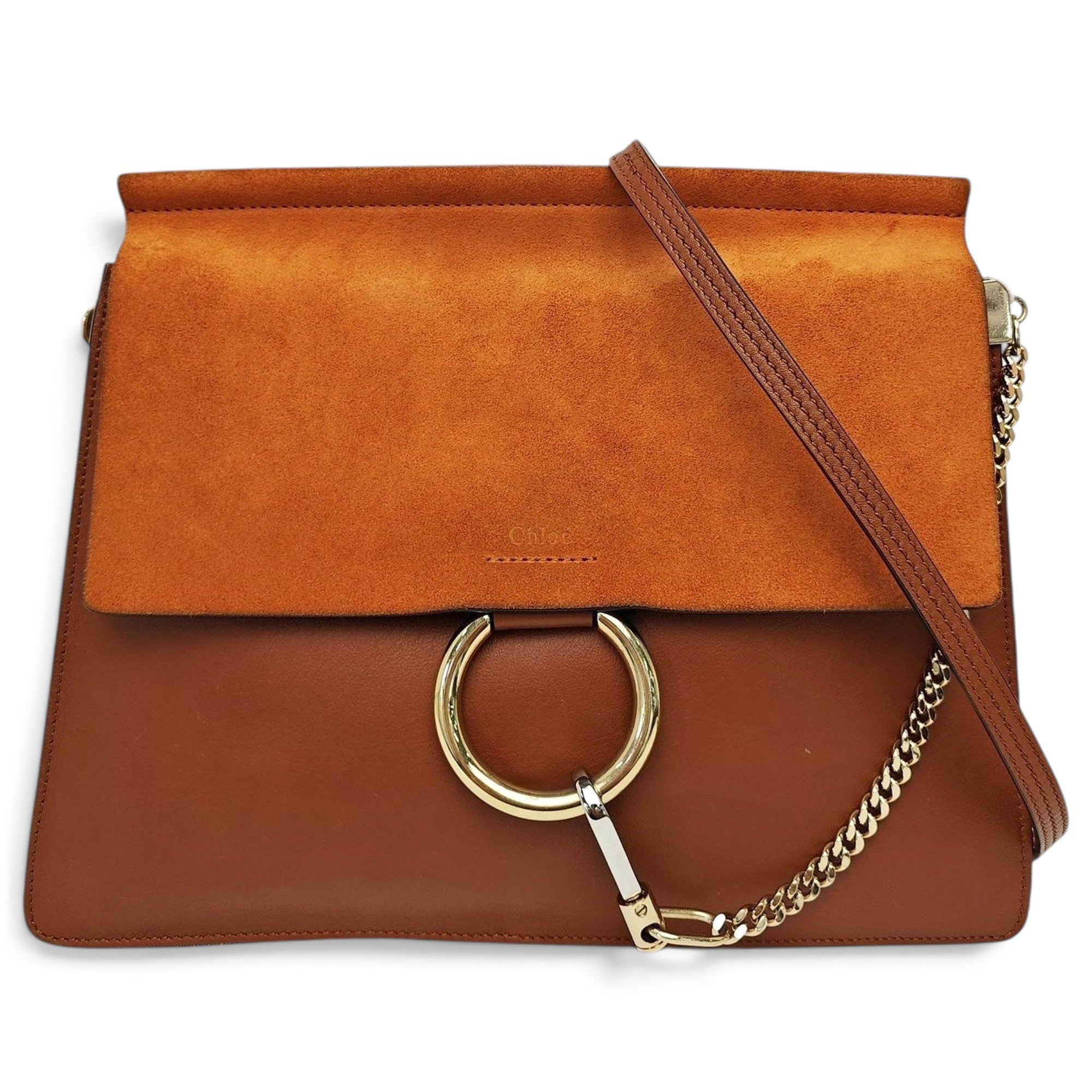 Faye leather handbag