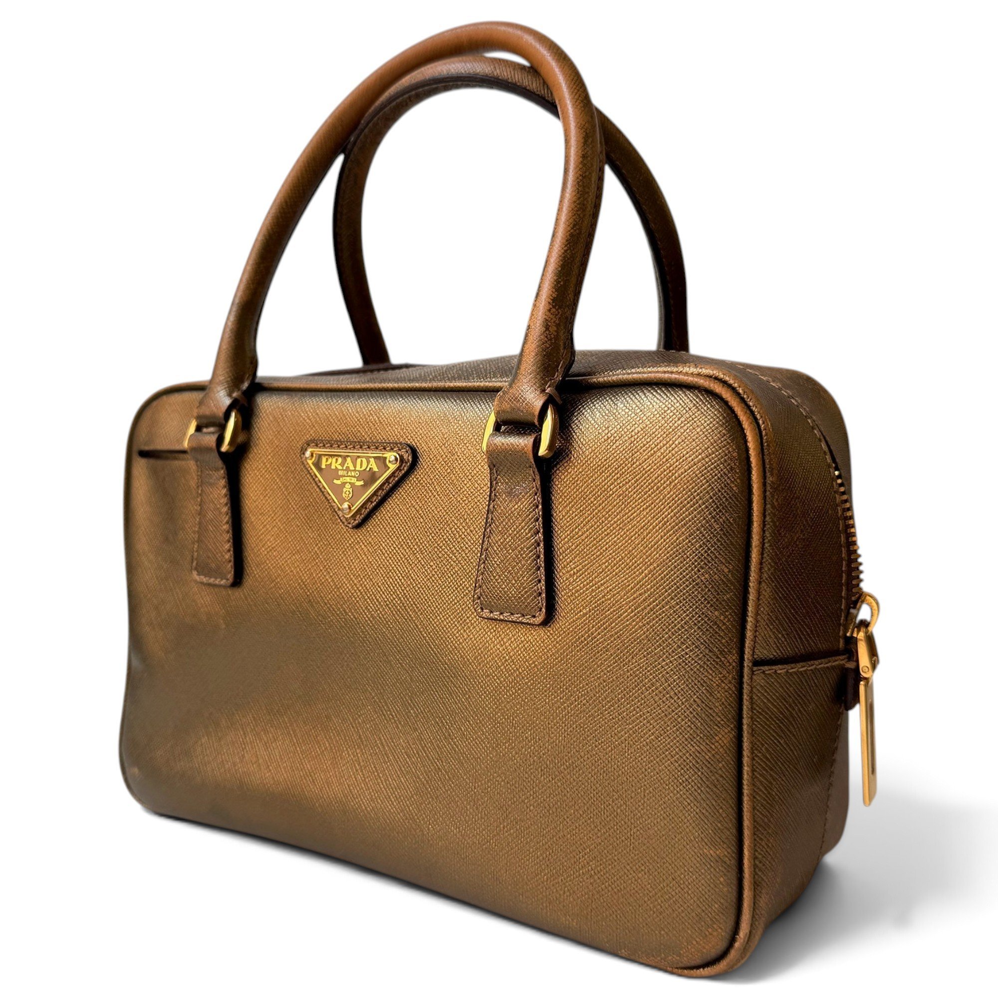 Leather handbag