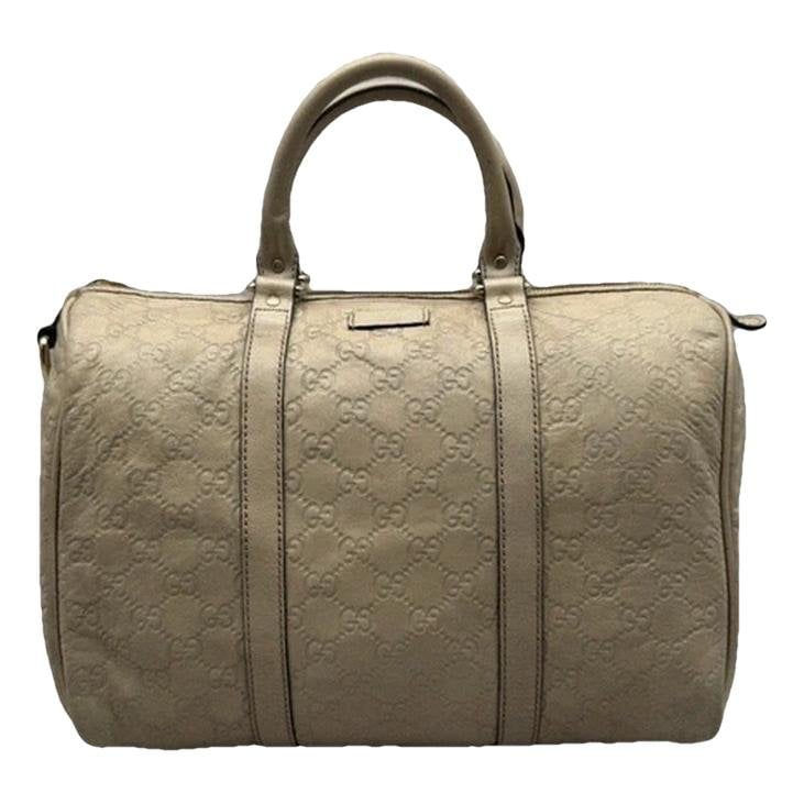 Boston leather handbag