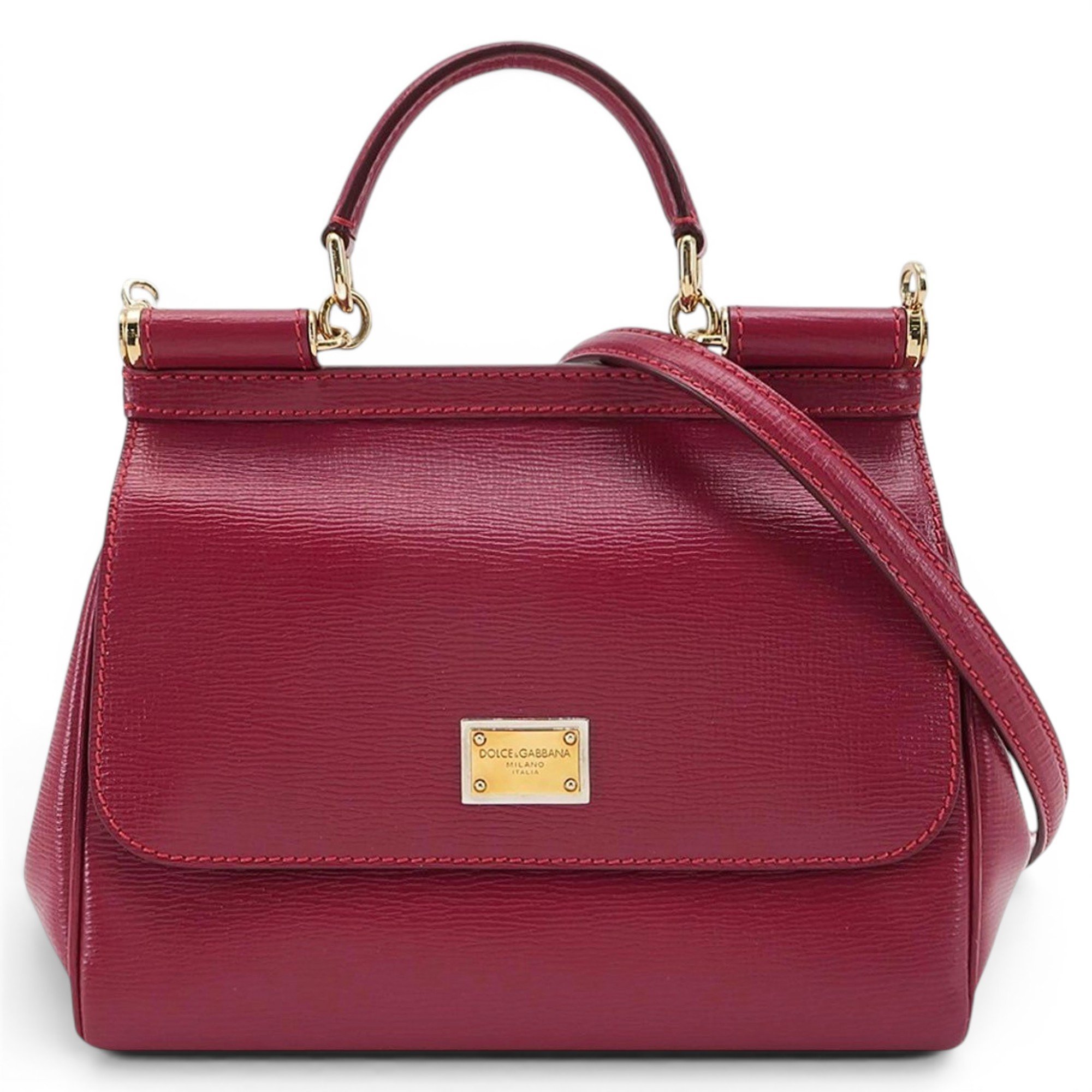 Dolce & Gabbana Sicily leather handbag