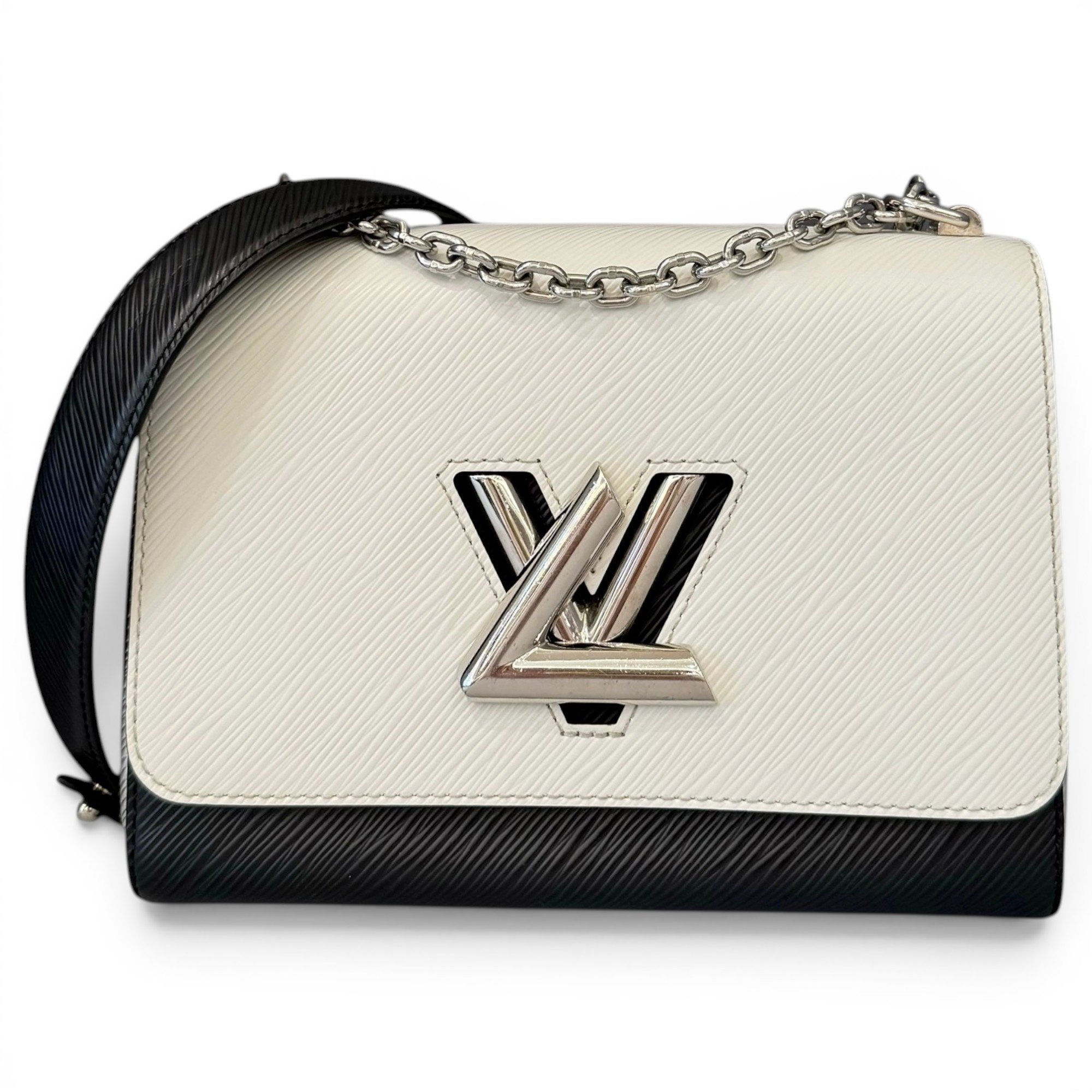 Twist pony-style calfskin handbag