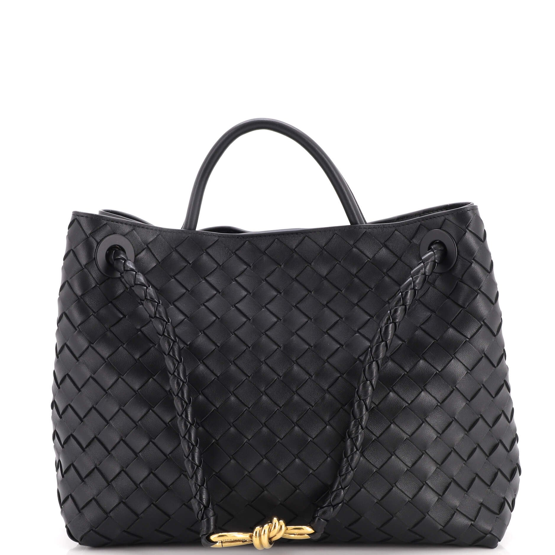 Andiamo Top Handle Bag Intrecciato Nappa Medium