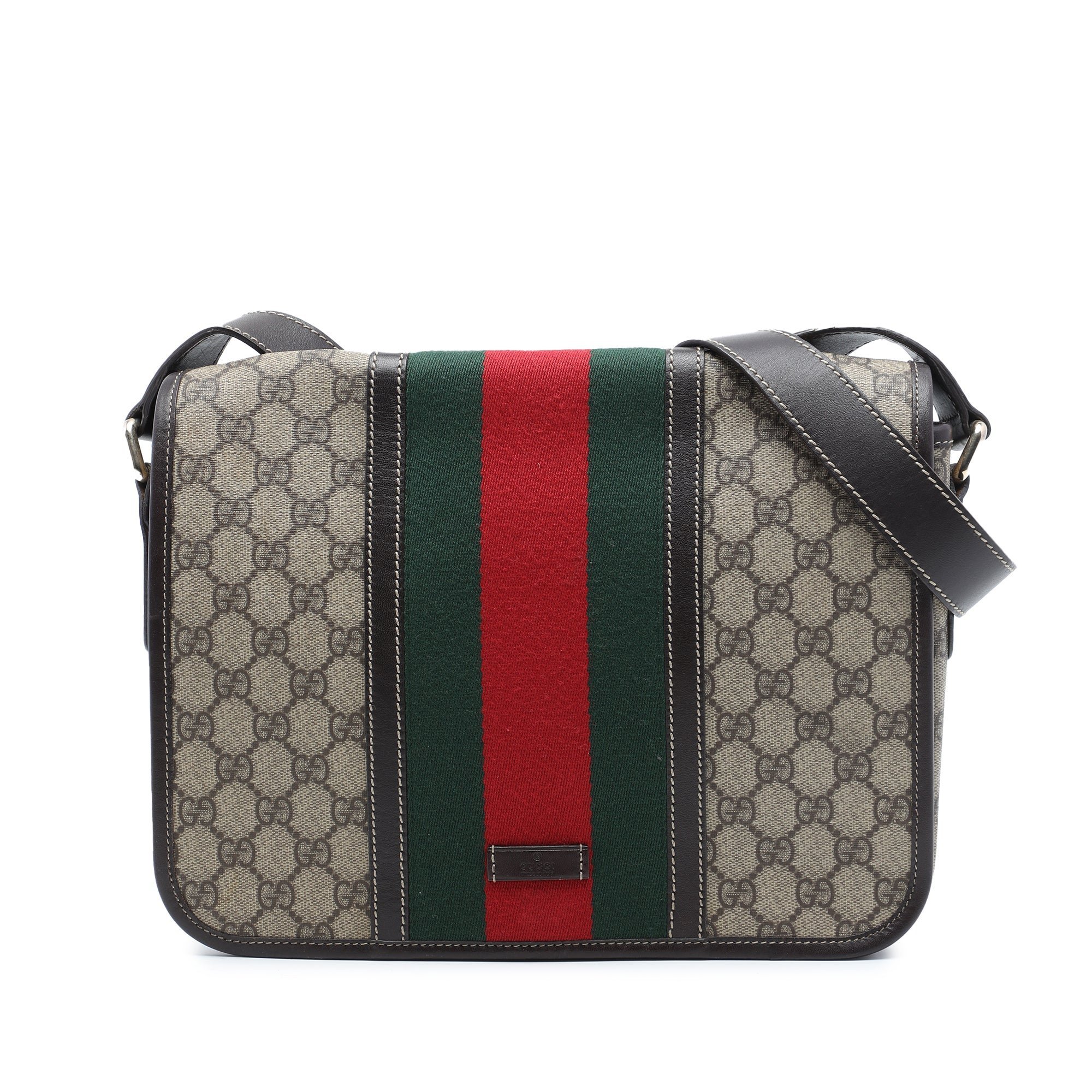 Gucci B leather handbag