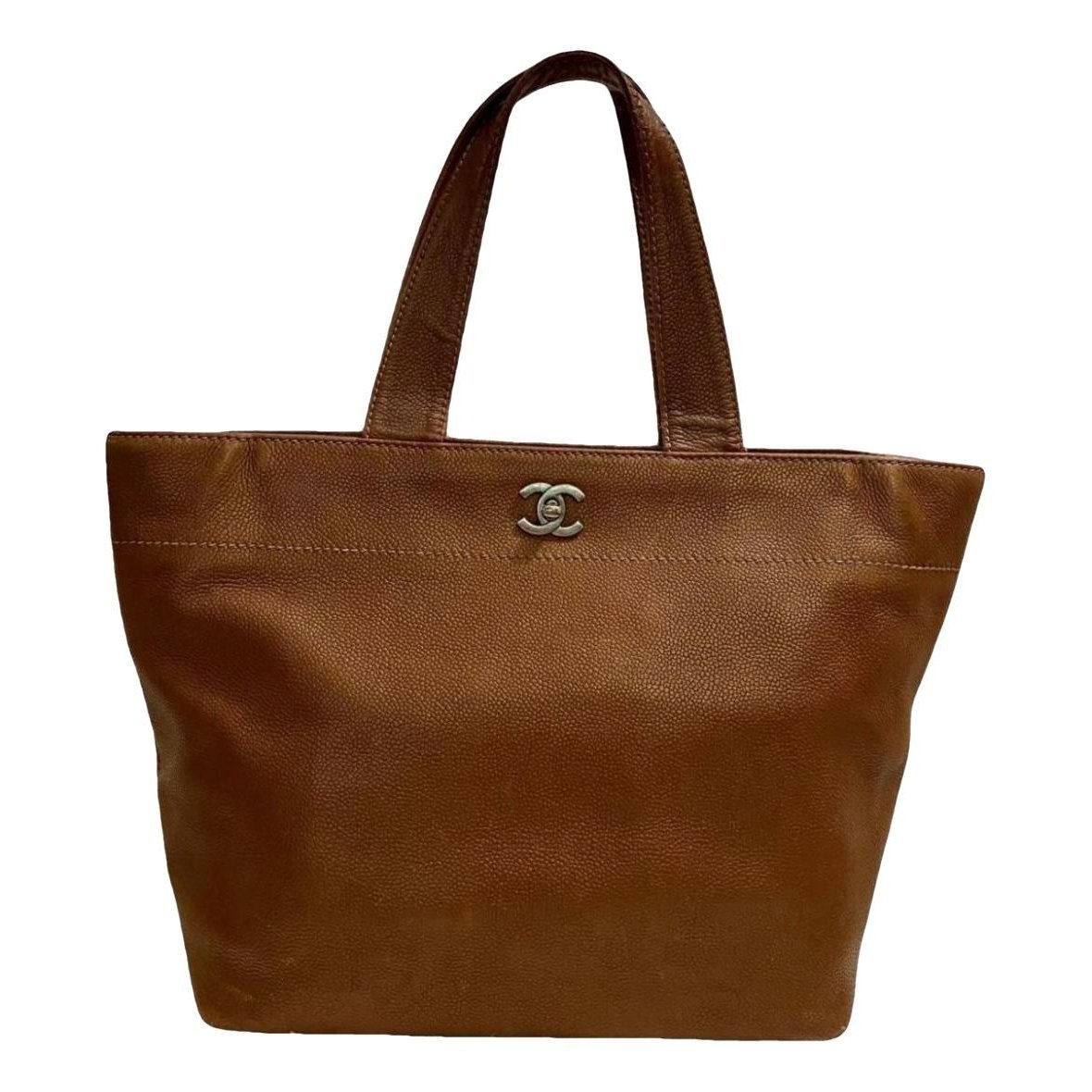 Executive leather tote