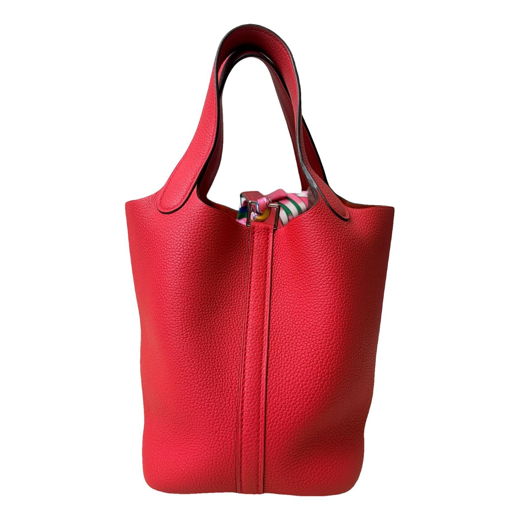 Picotin leather handbag