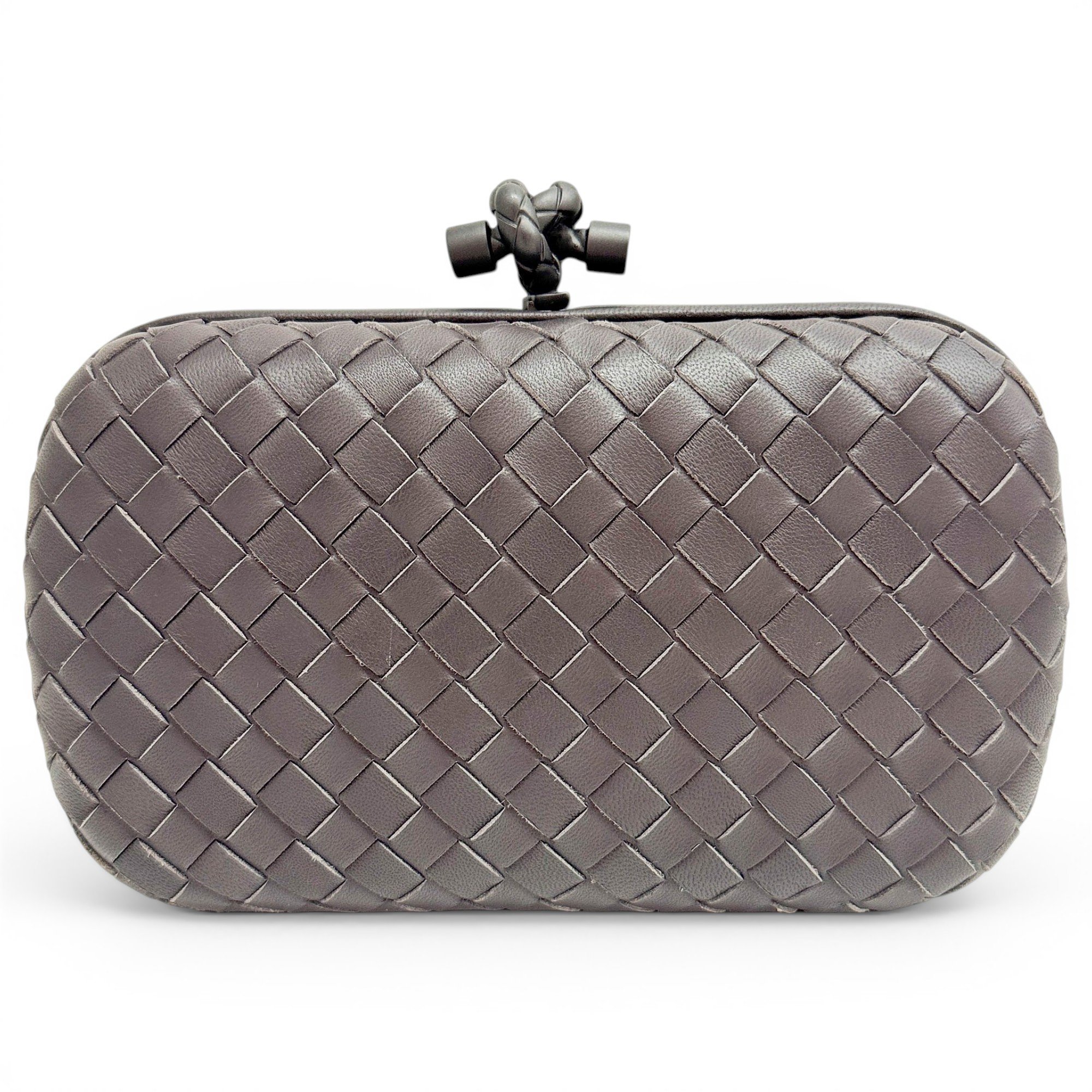 Pochette Knot leather handbag