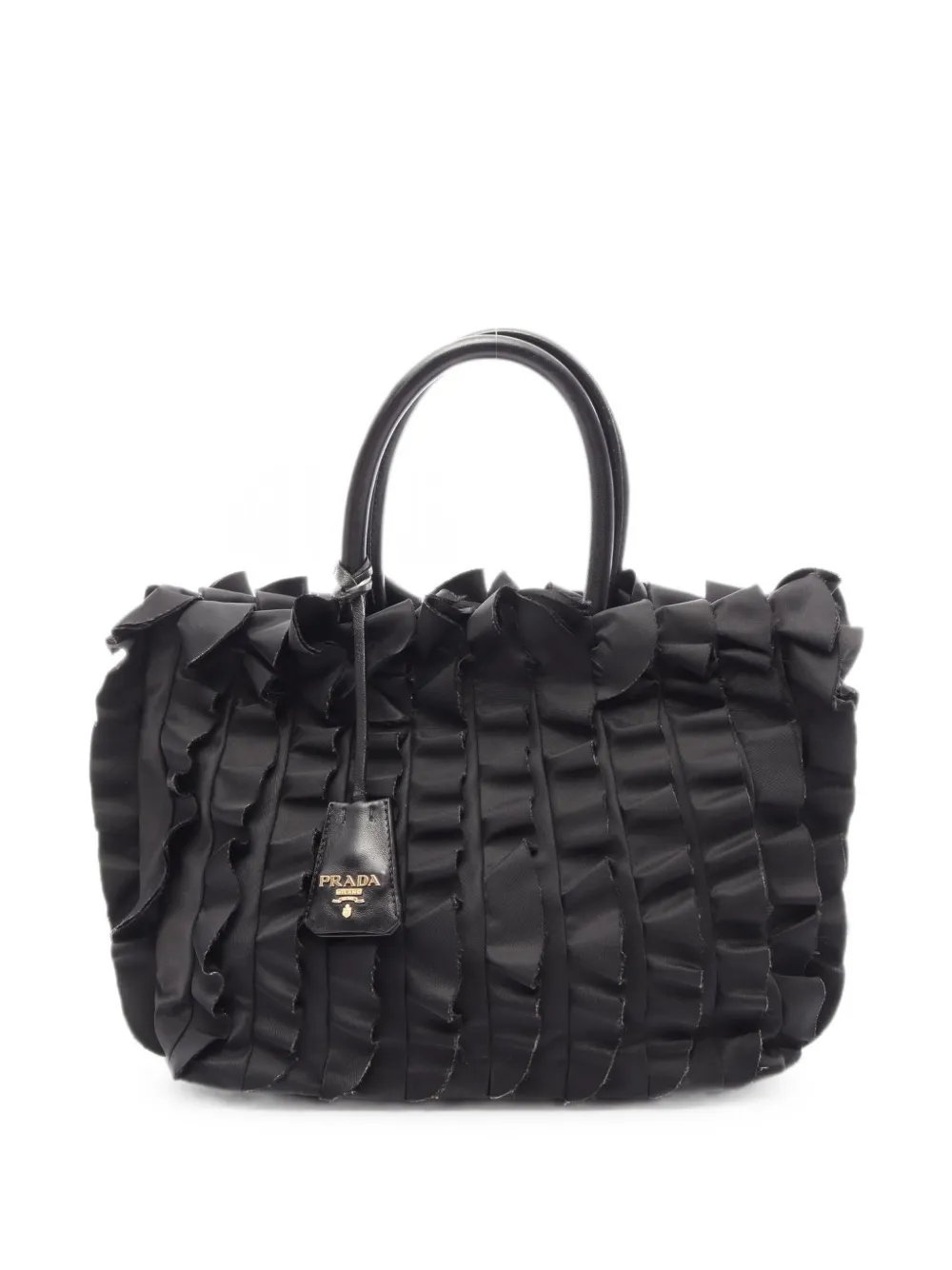 2000s frill tote bag