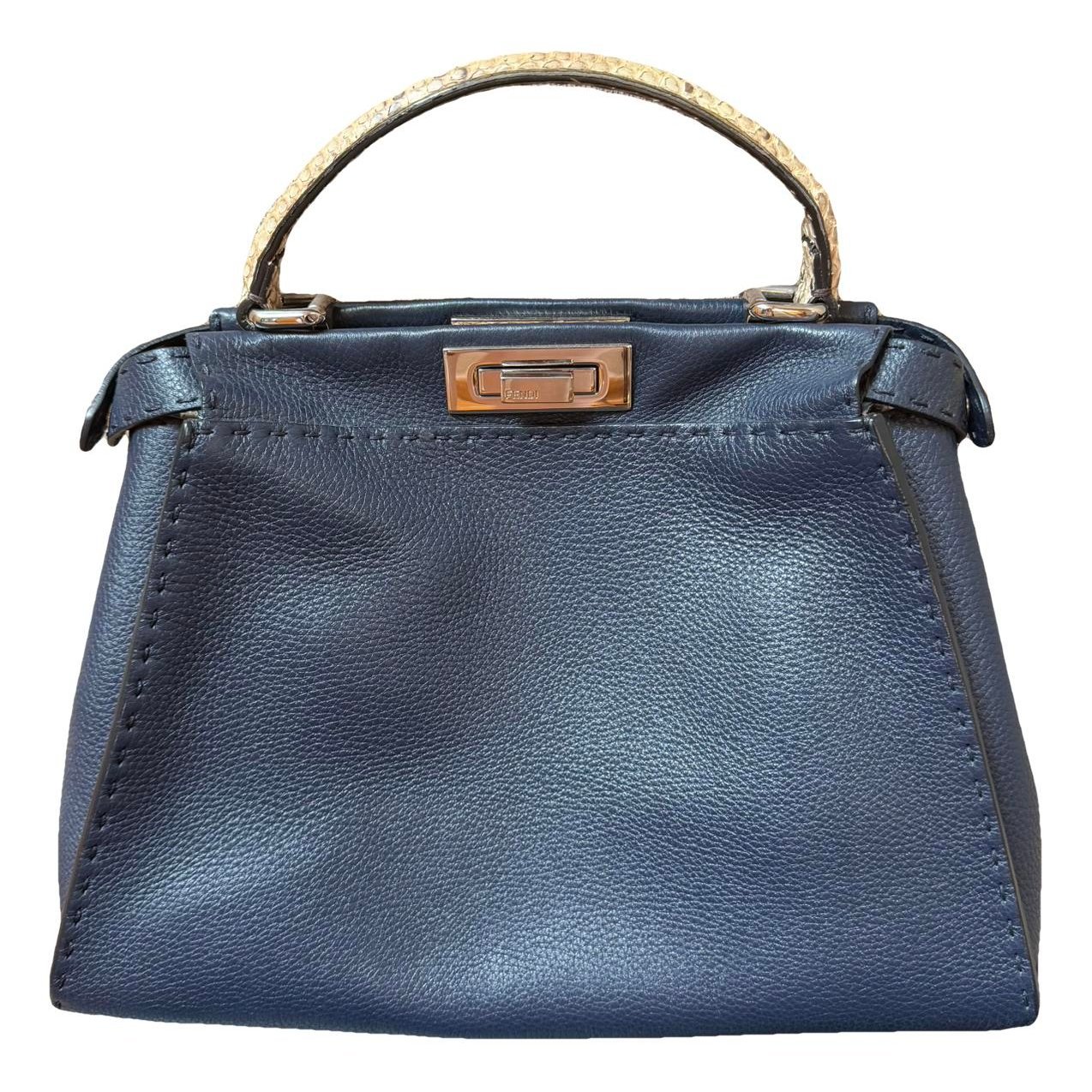 Peekaboo leather handbag