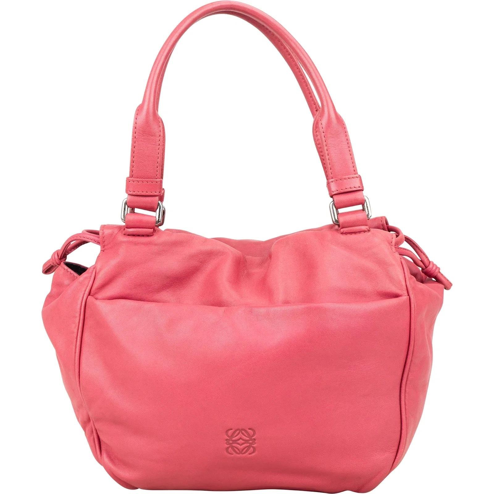 Anagram leather handbag