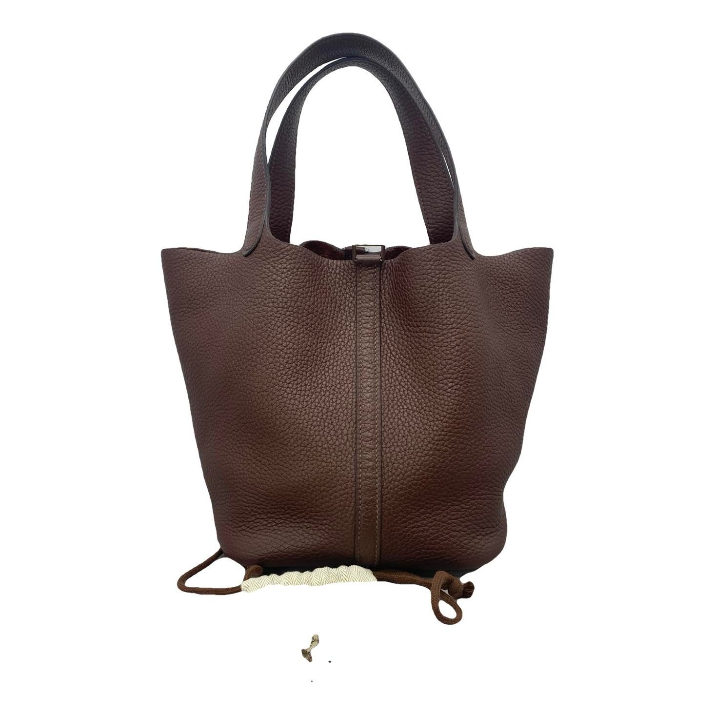 Picotin leather handbag
