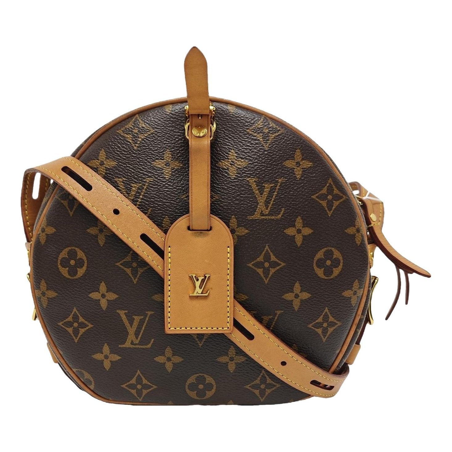Micro boite chapeau leather handbag