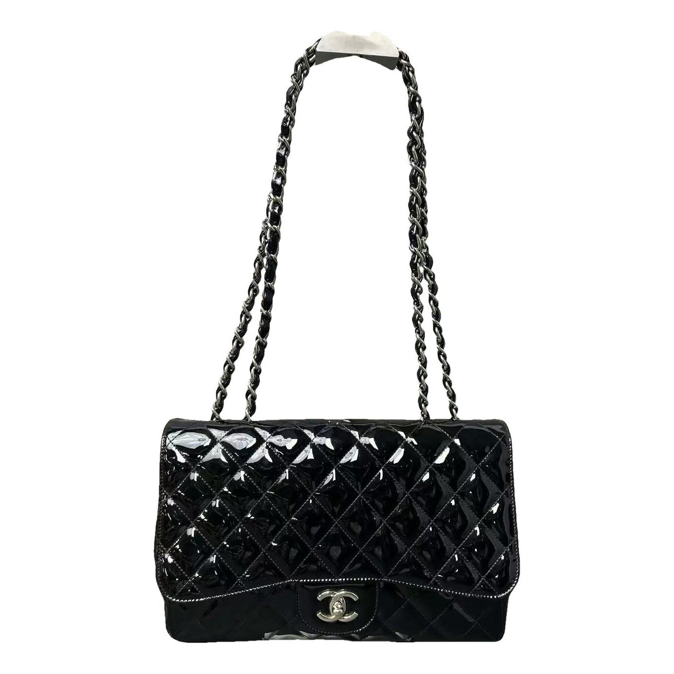 Timeless/Classique patent leather handbag