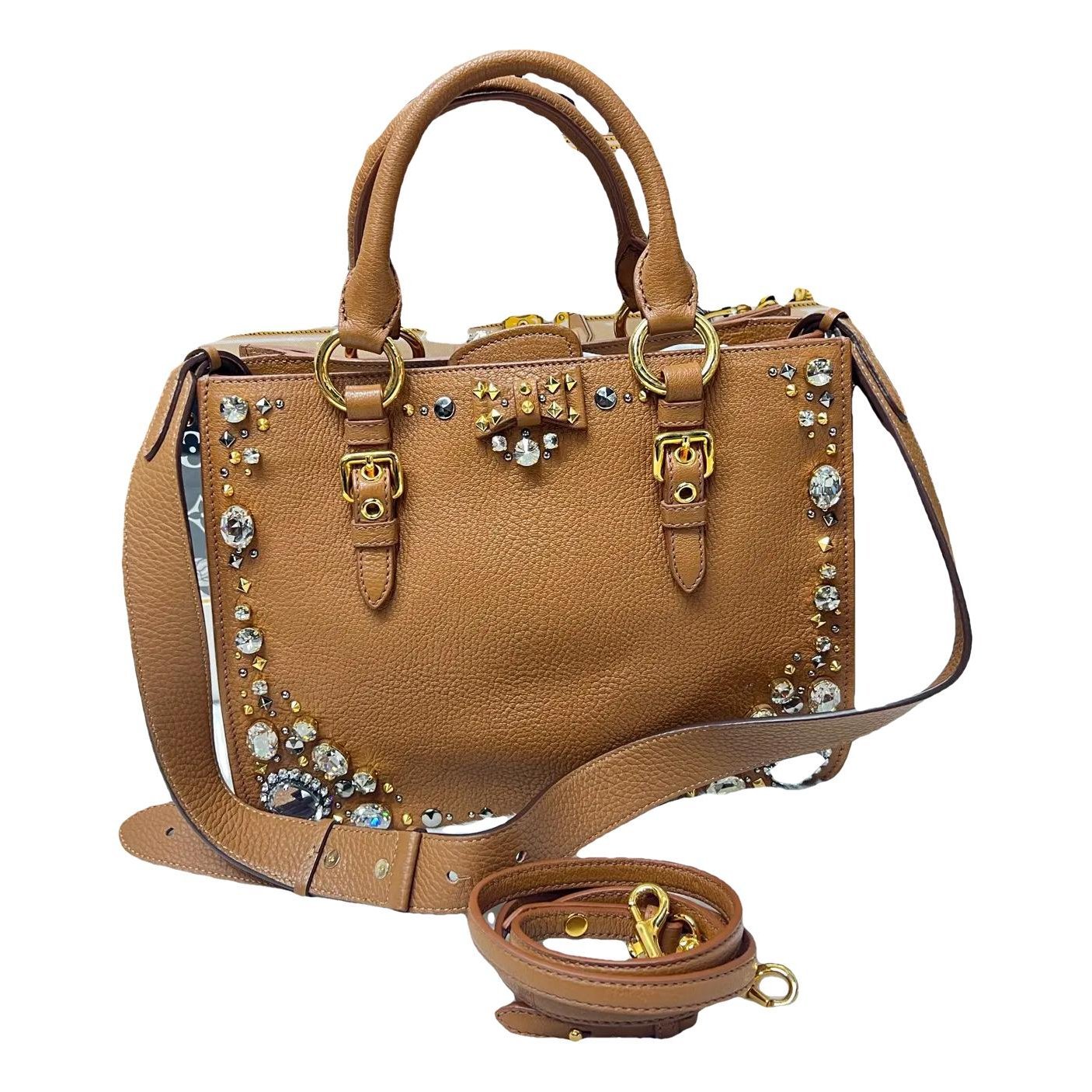 Leather handbag