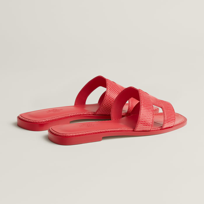 Rose Vermillon Oran Sandal
