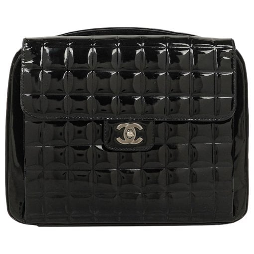 Patent leather handbag