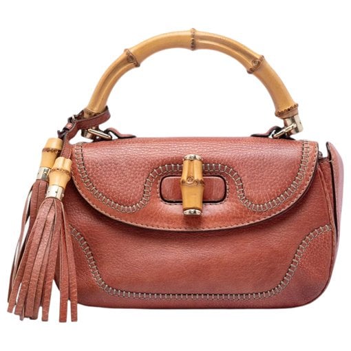 Bamboo leather satchel