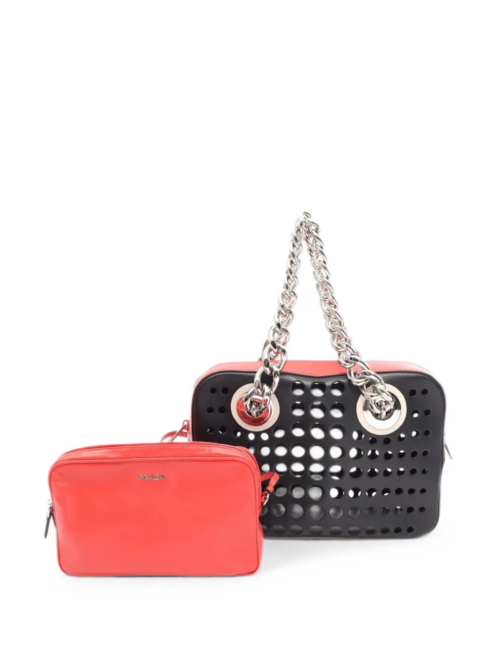2010s City Fori perforated shoulder bag