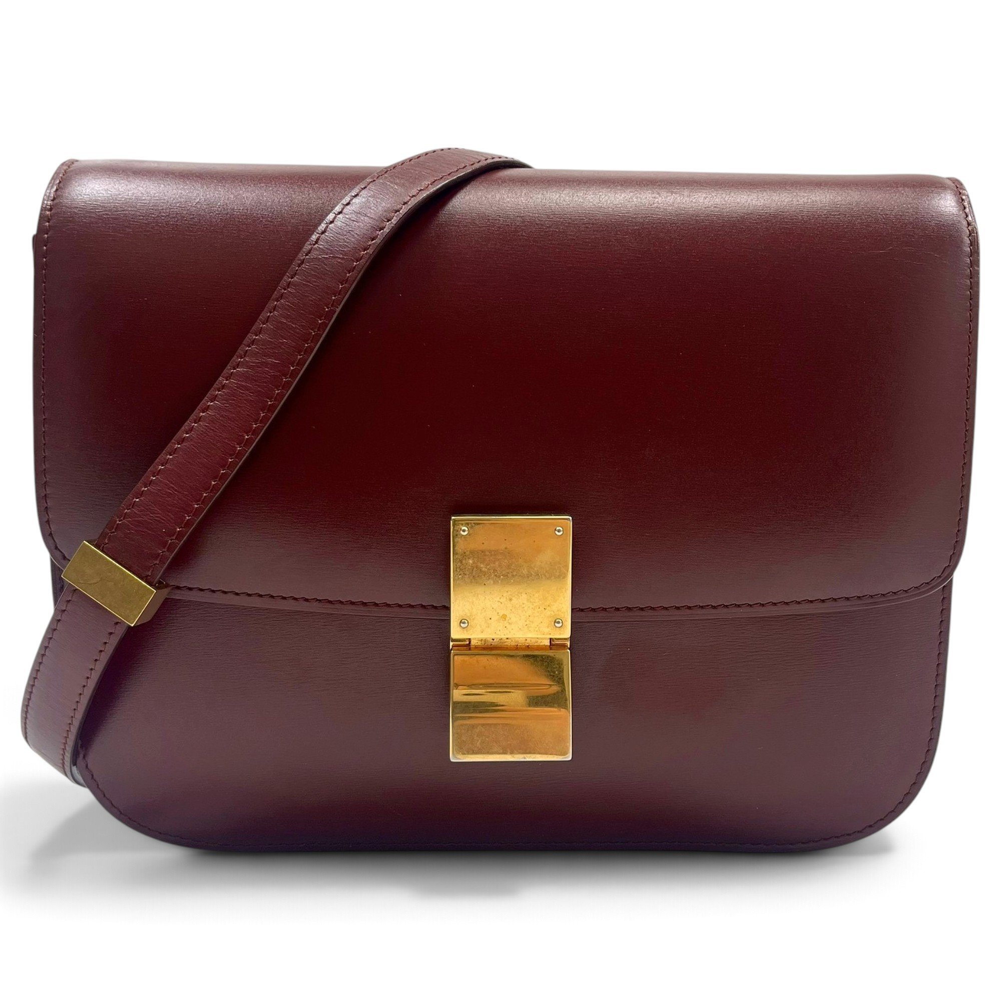 Classic leather handbag