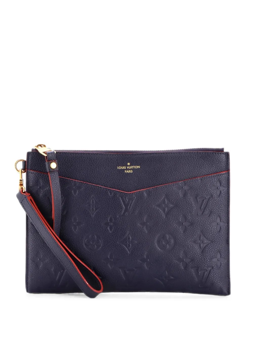 Pochette Melanie Monogram Empreinte Leather MM clutch bag