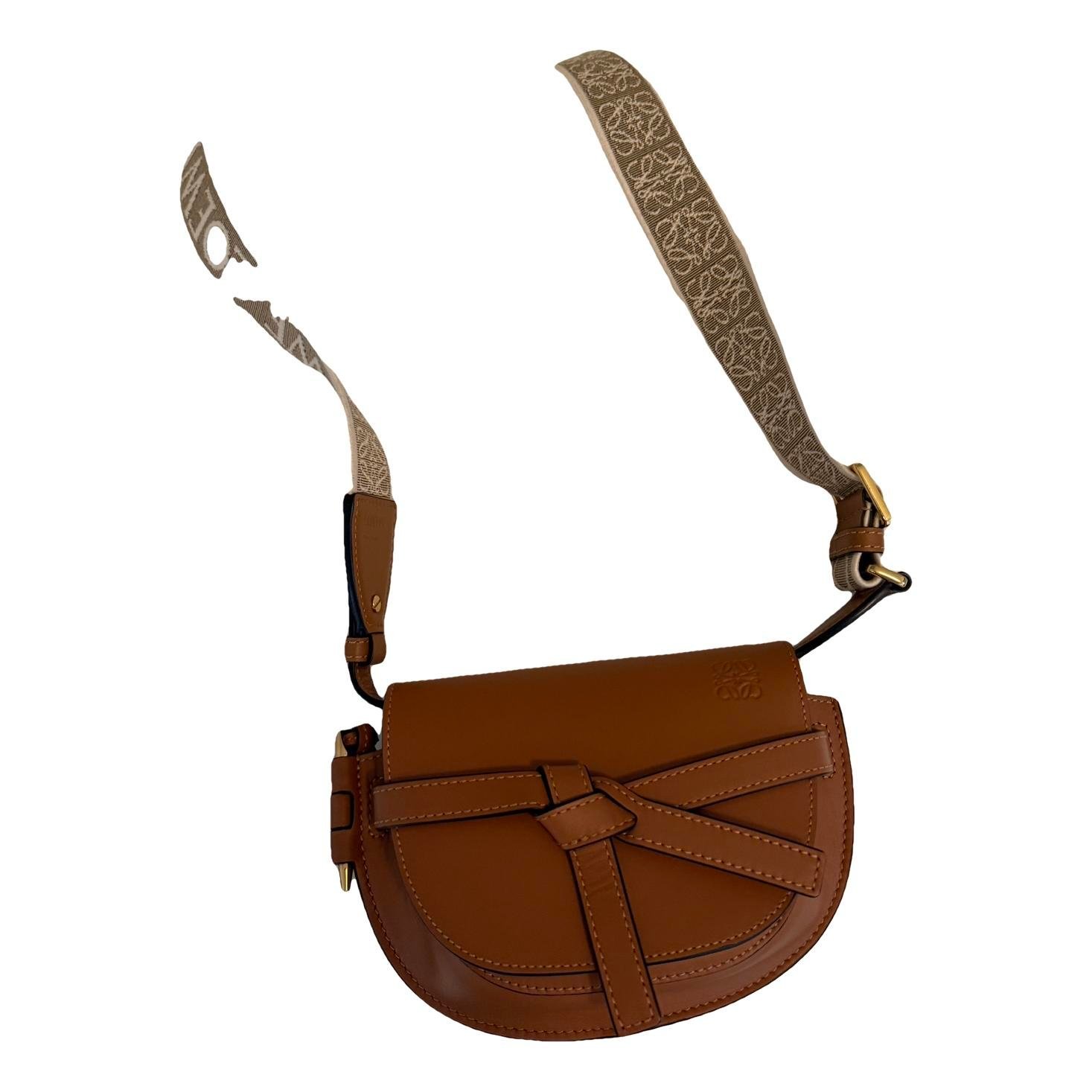 Gate leather crossbody bag