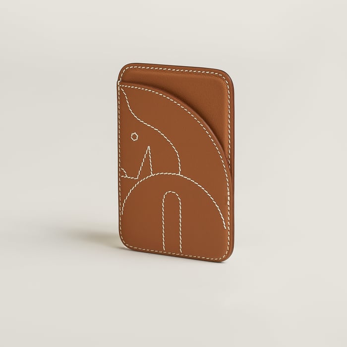 Gold "Horse" Magsafe Card Holder