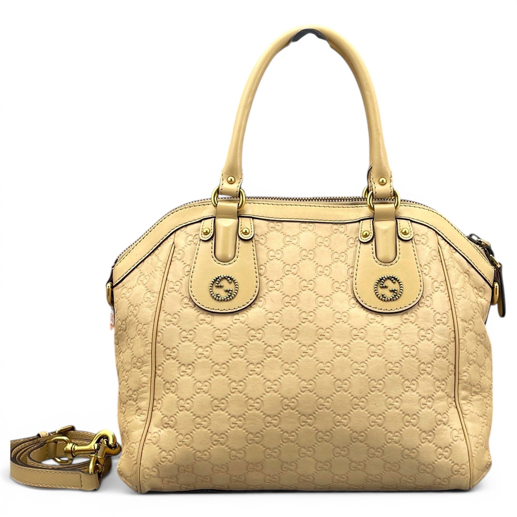 Leather handbag