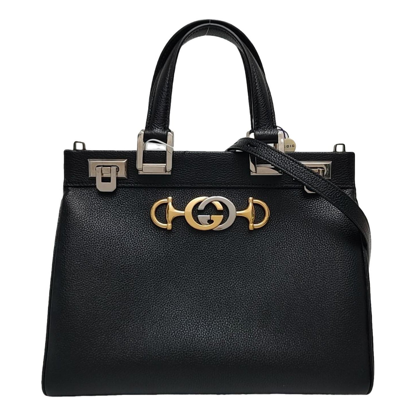 Zumi leather handbag
