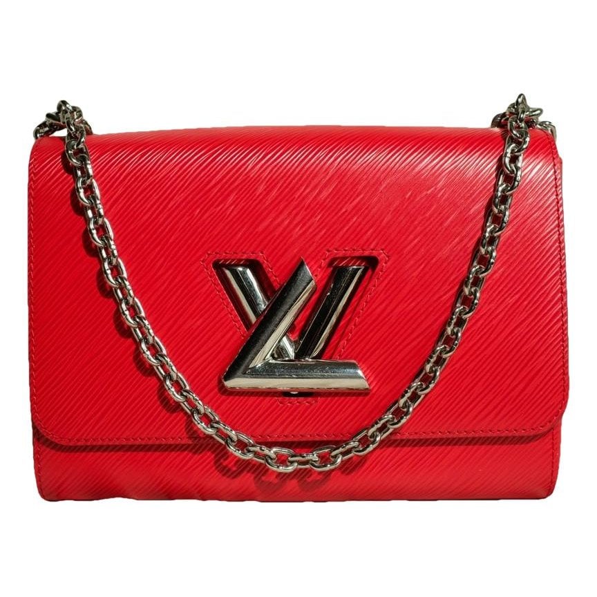 Twist leather handbag