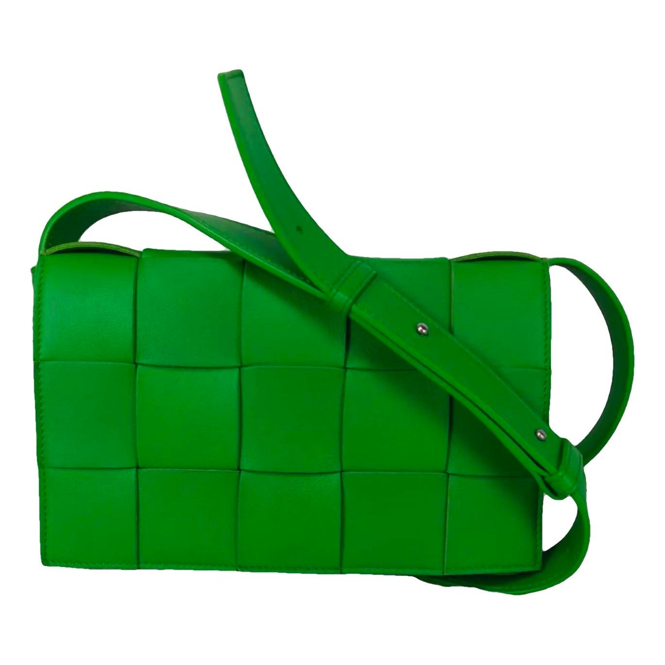 Cassette leather crossbody bag