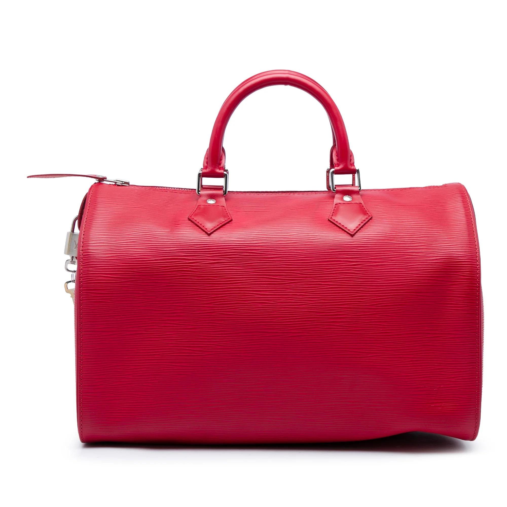 Speedy leather handbag