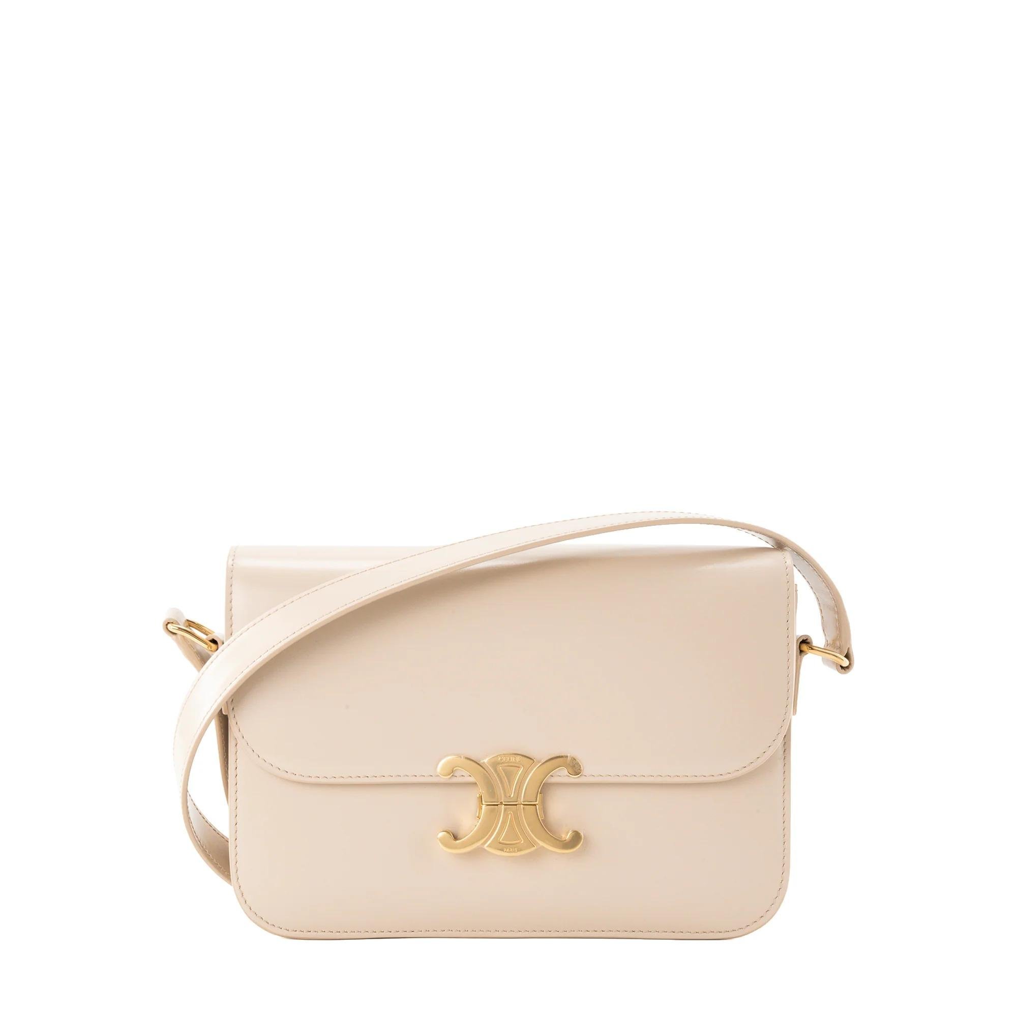 Triomphe leather bag