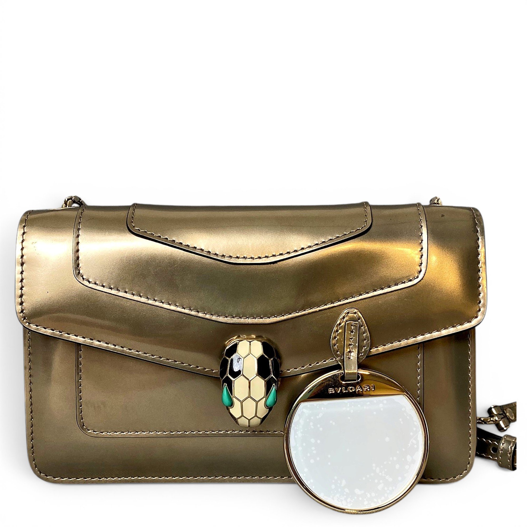 Serpenti leather crossbody bag