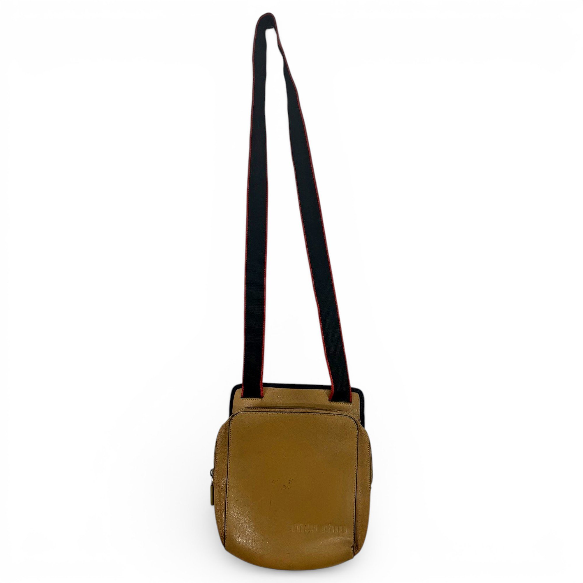 My Miu leather crossbody bag