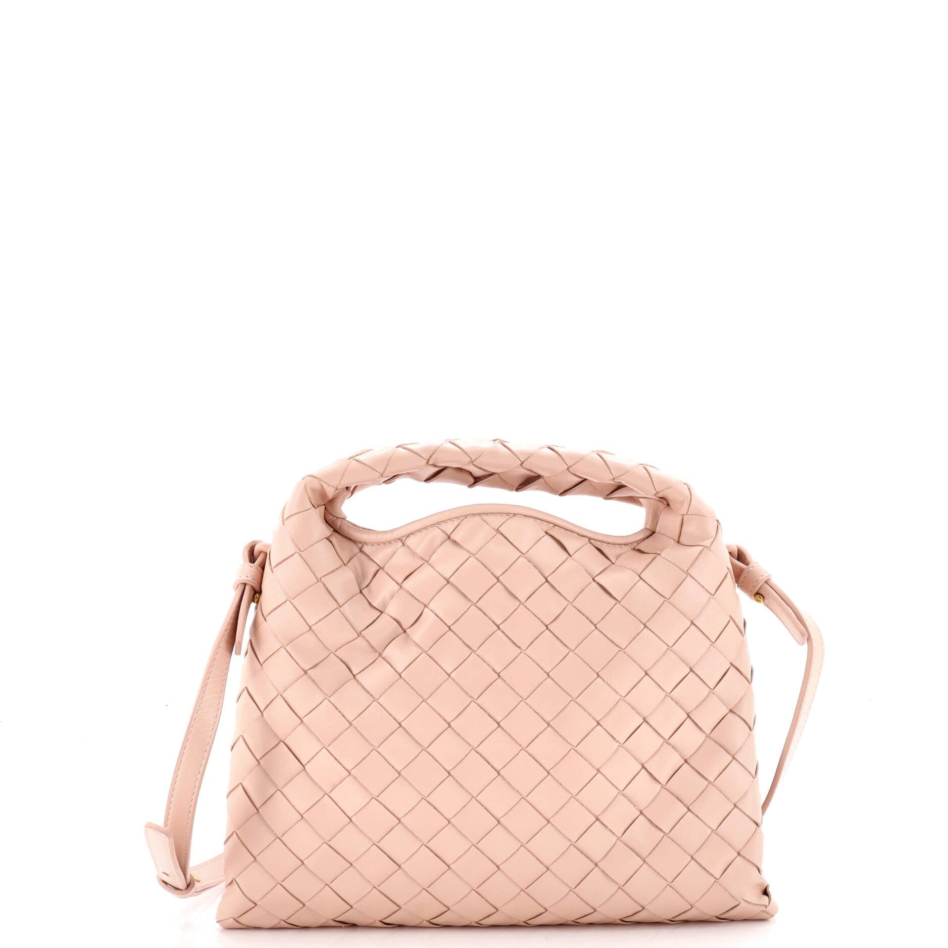 Bottega Veneta Hop Top Handle Bag Intrecciato Nappa Mini